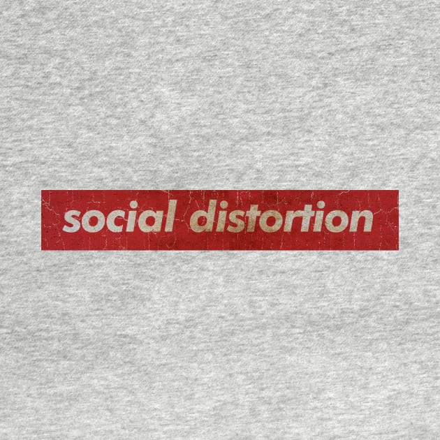 Social Distortion - SIMPLE RED VINTAGE by GLOBALARTWORD